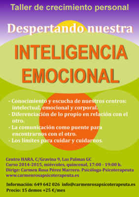 Taller de INTELIGENCIA EMOCIONAL