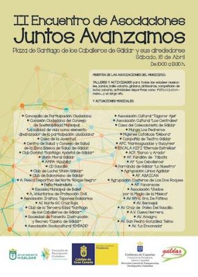 Stand Informativo de Moneda DEMOS en el III Encuentro de Asociaciones "Juntos avanzamos" en Gáldar 
