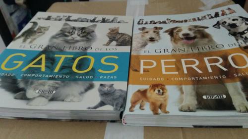 El gran libro de los gatos ( No disponible ) y El gran libro de los perros