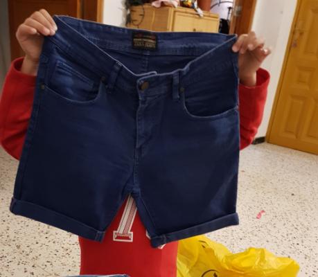 Vaquero medio muslo de zara...