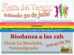 Fiesta del Verano: Biodanza, música, comida compartida